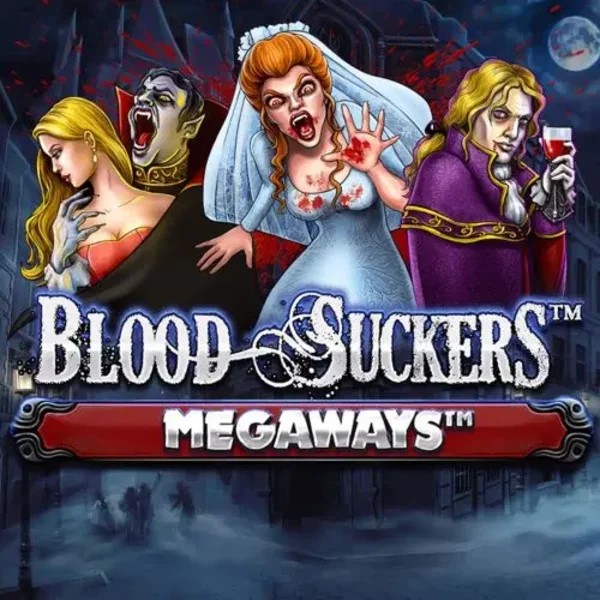 Official Slots logo: Blood Suckers Megaways by Red Tiger Gaming at Energy Casino