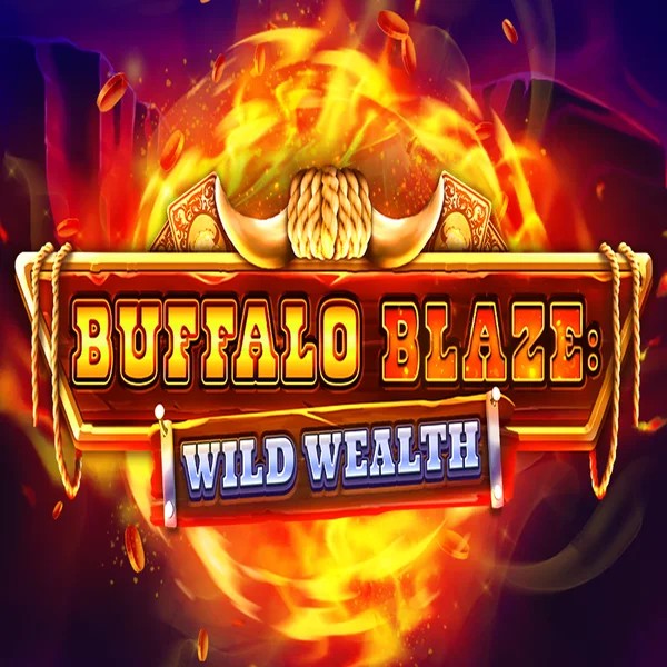 Buffalo Blaze Wild Wealth logo – Slots by OctoPlay at Energy Casino