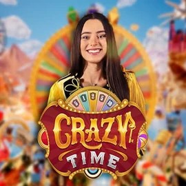 Crazy Time slot logo by Evolution at Energy Casino