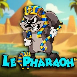 Le Pharaoh slot logo by Hacksaw Gaming at Energy Casino