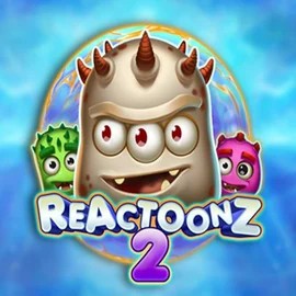 Reactoonz 2 slot logo by Play’n GO at Energy Casino