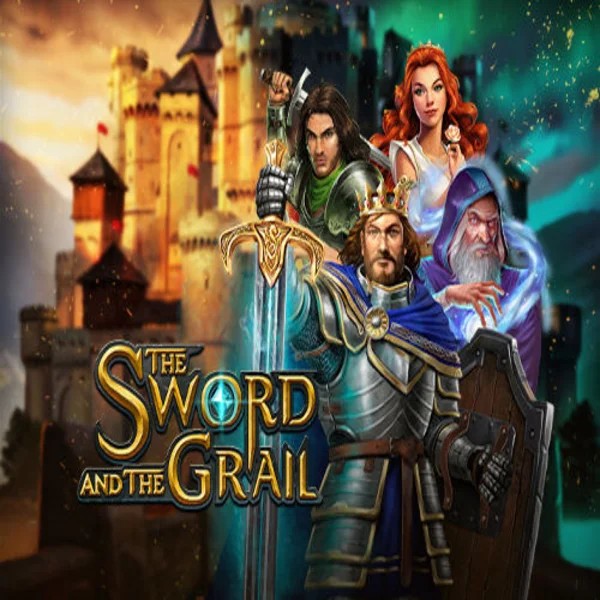 The Sword and the Grail slot logo by Play’n GO at Energy Casino